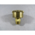 Brass Grease Cup 1/4" BSP 1-1/4" Dia. 15cc. Capacity, Fully Machined (500.C016)